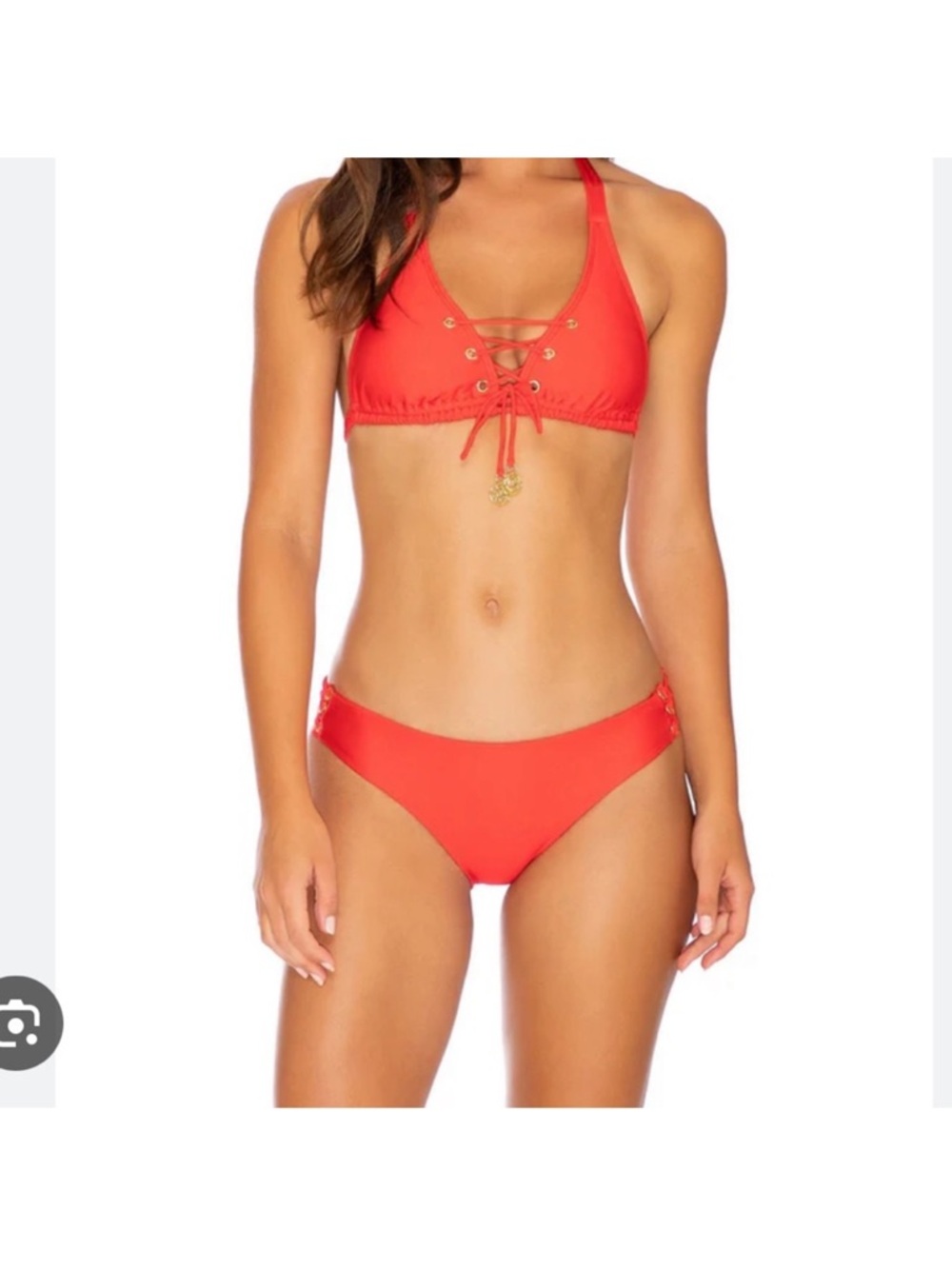 Luli Fama Lace Up Mambo Bikini